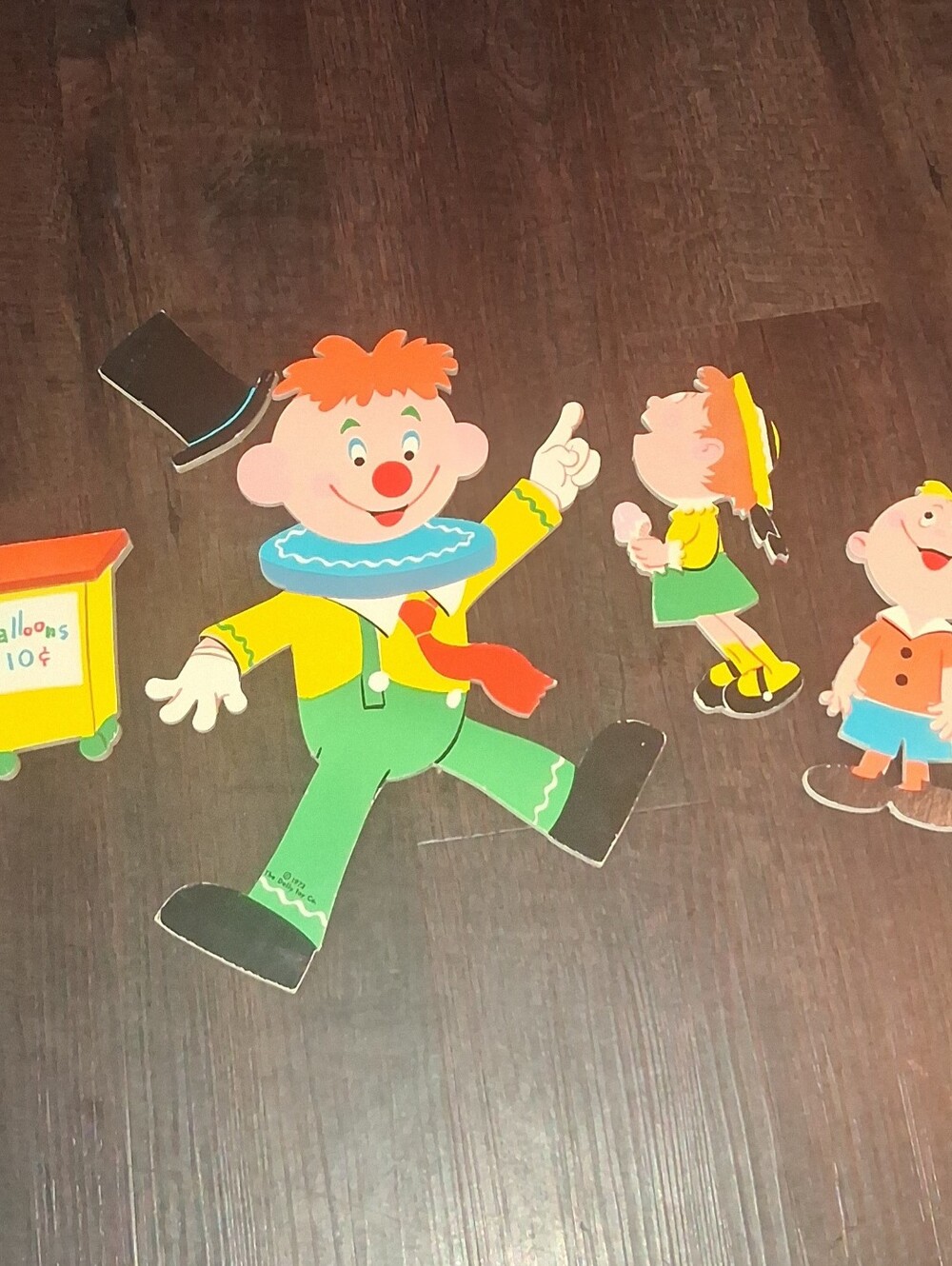 vintage pressed cardboard wall plaques from The Dolly Toy Company